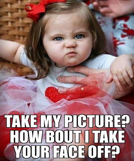 angry toddler meme