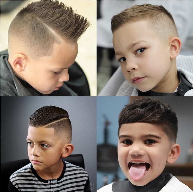 stylish simple hairstyle for boys