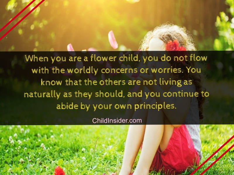 flower child quotes 