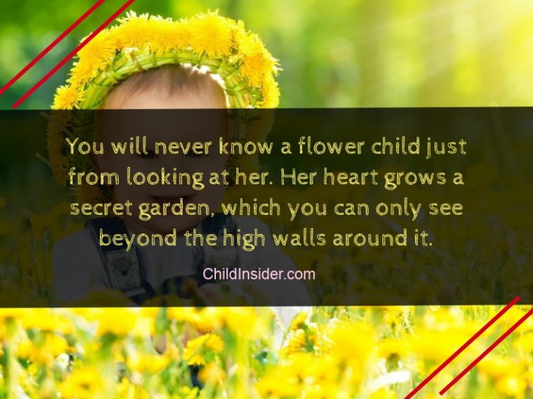50 Flower Child Quotes to Celebrate Mother Nature with Child Insider