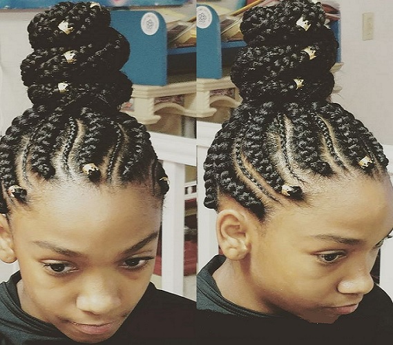 micro braids hairstyles for kids