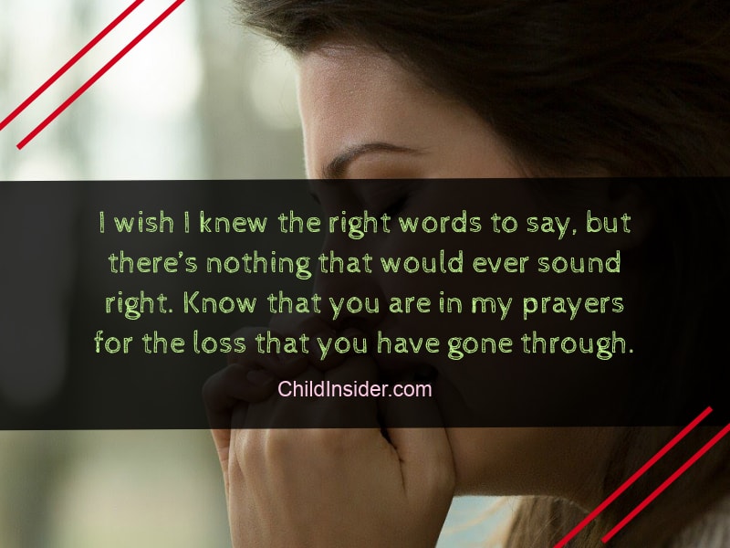 45 Best Quotes About Loss of A Child to Show Sympathy – Child Insider