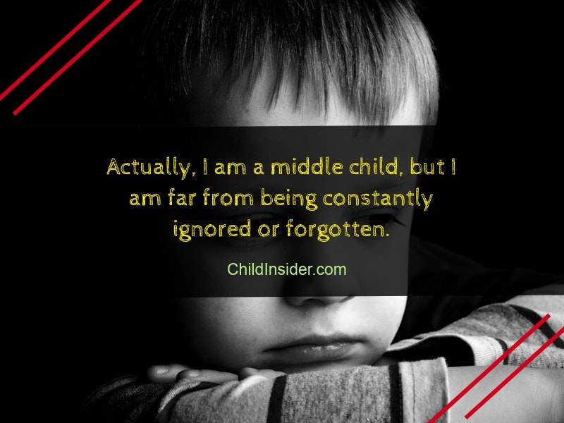 sad middle child sayings