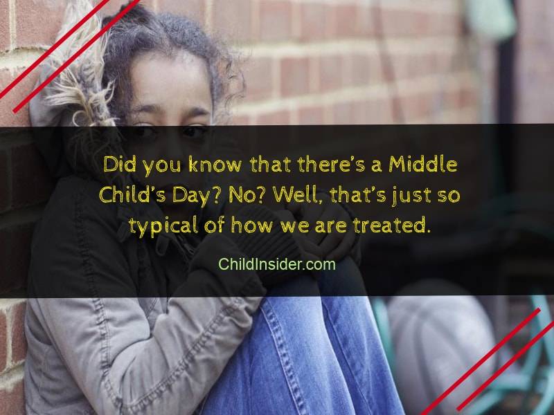 funny middle child quote