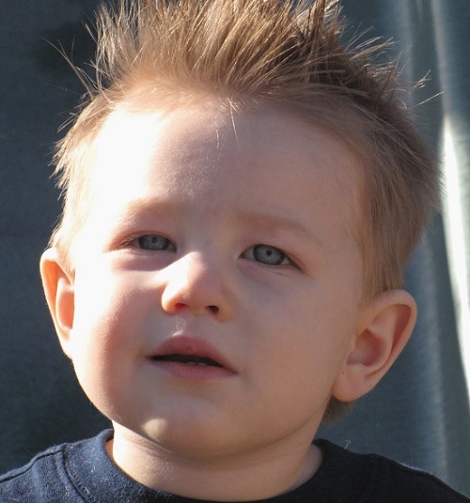 toddler haircut with short spikes 