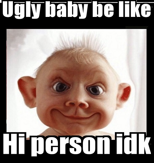 funny ugly baby