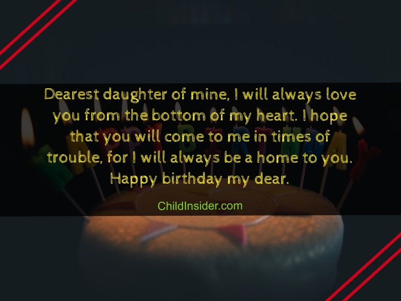 birthday messages for daughter from mother 2