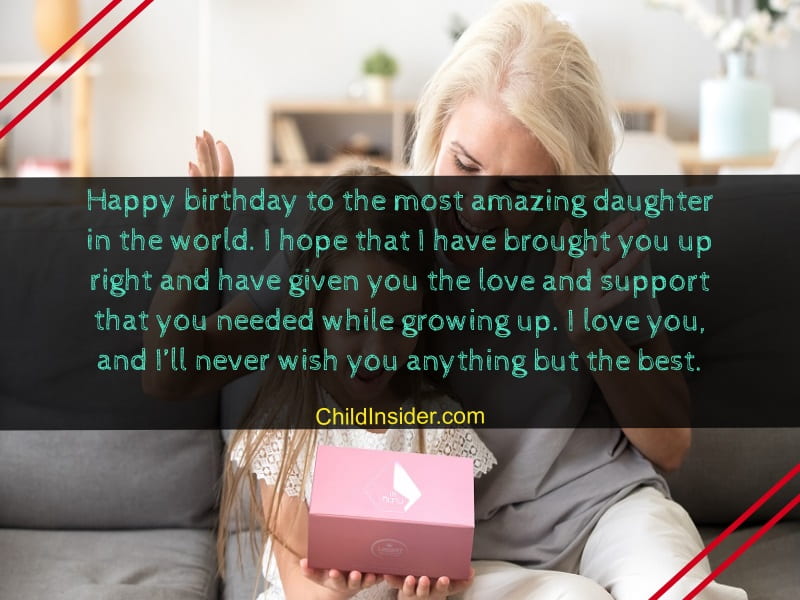 birthday messages to wish daughter as mother 