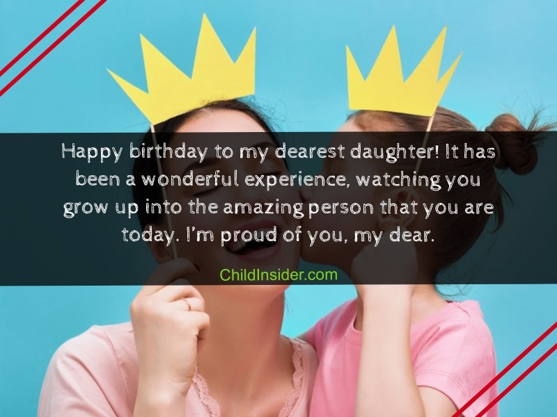 birthday messages for daughter from mother 8