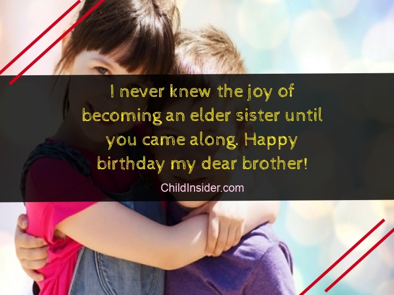 Funny Sister To Brother Birthday Wishes