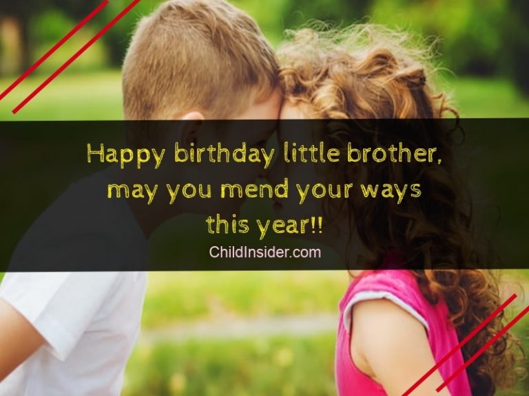 60 Funny Birthday Wishes for Younger Brother from Sister – Child Insider