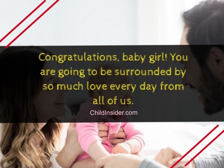 40 New Baby Girl Congratulation Quotes (2024 Updated)