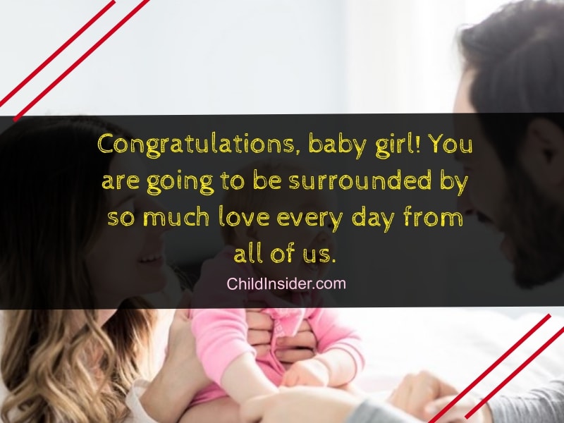 40 New Baby Girl Congratulation Quotes (2020 Updated)