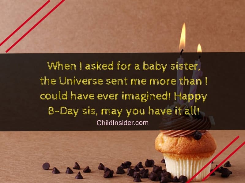 birthday wishes for baby sister