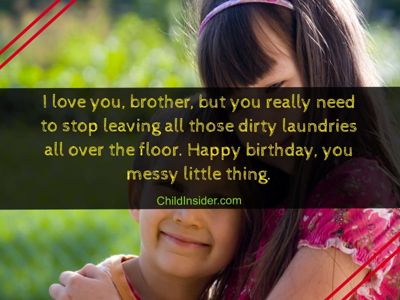 birthday wishes for brother from younger sister