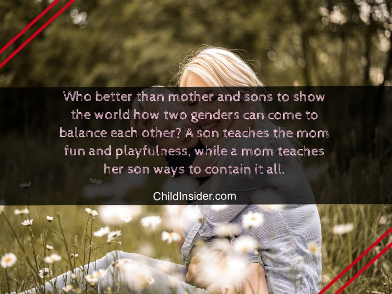 bonding quotes for mother and son 