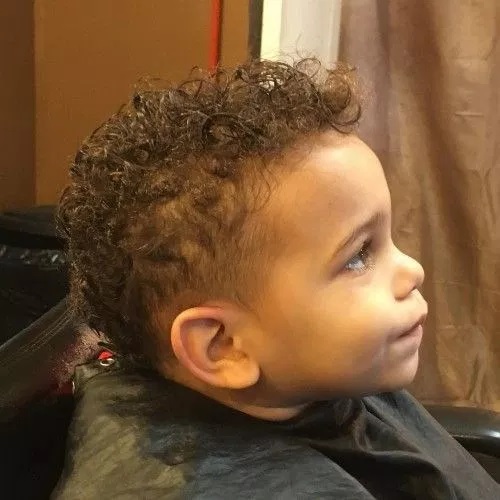 curly haircut for toddler boy