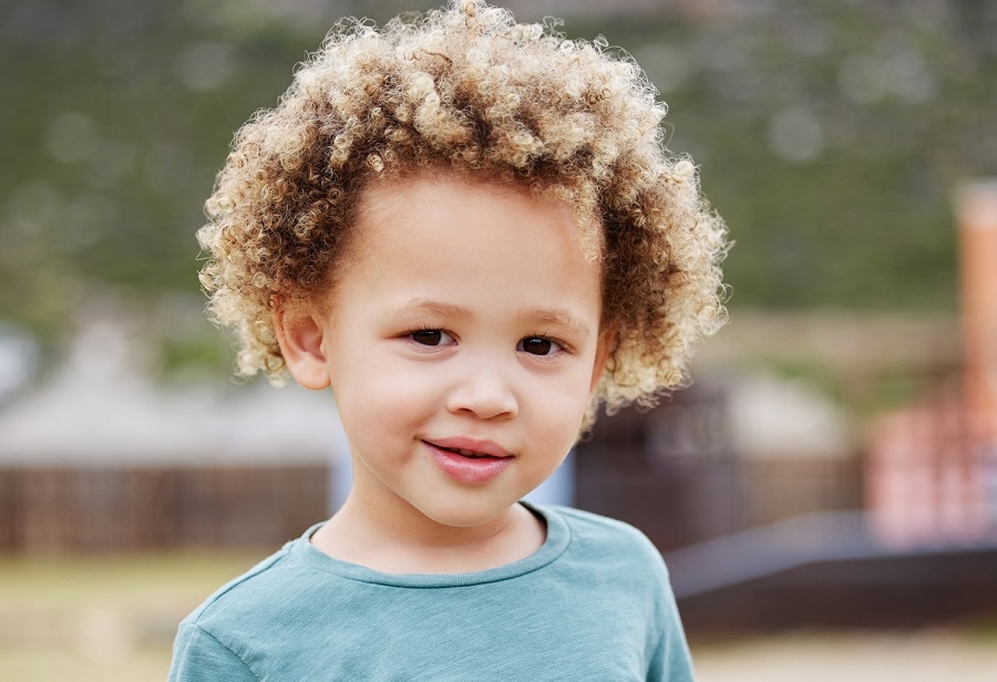 curly hairstyle for toddler boys