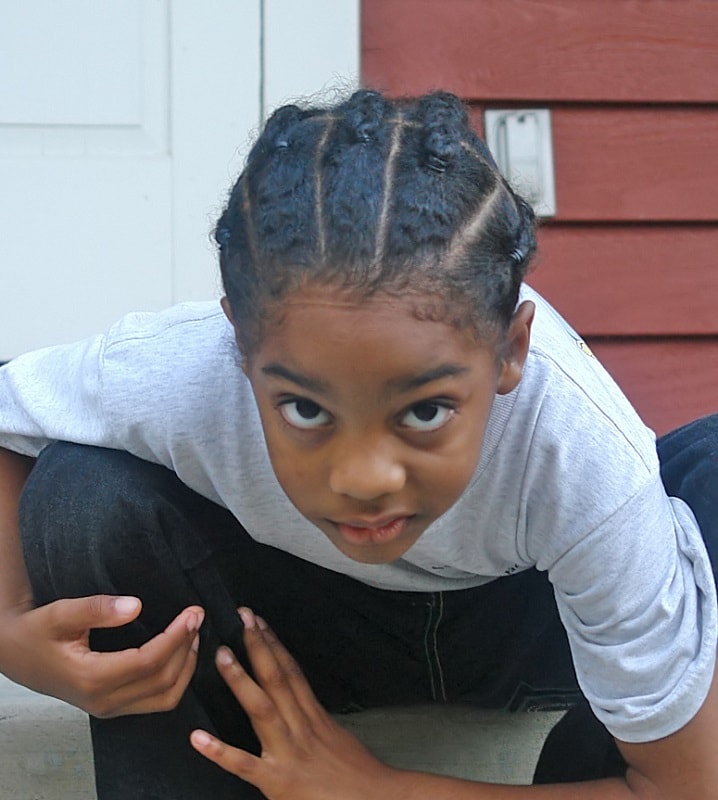 little boy's braids 