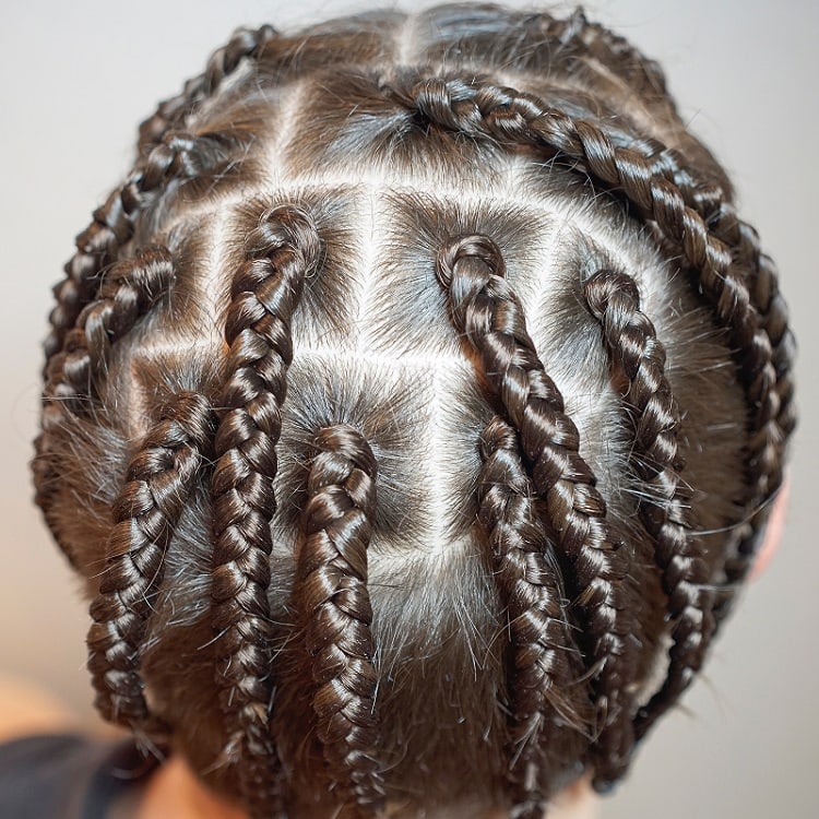 square braids for little boys