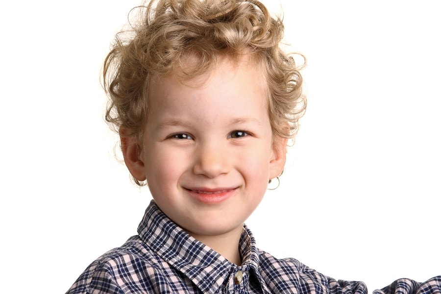 toddler boy curly hair