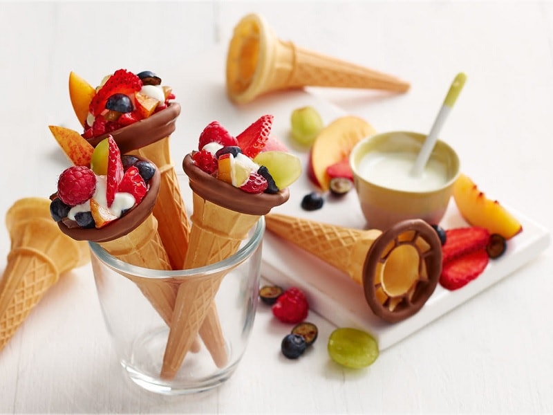 Fruit Cones for kids party