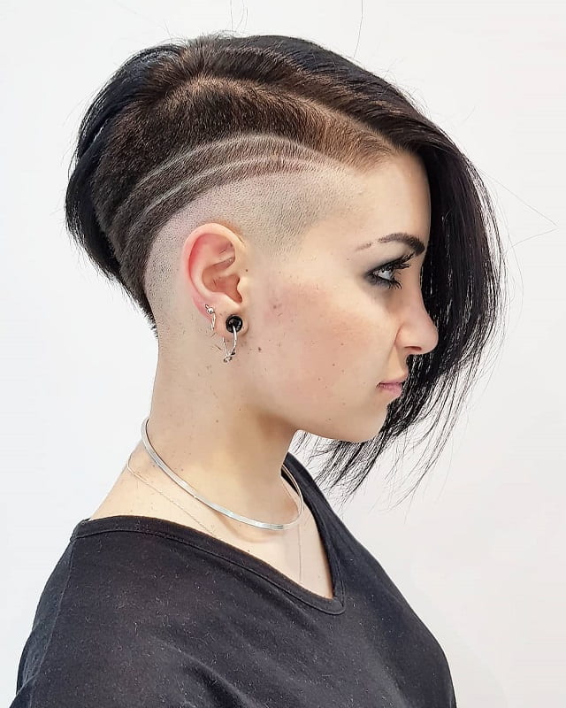 hipster haircut girl