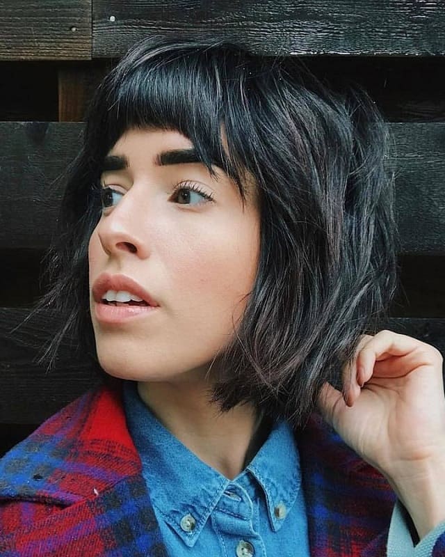 hipster haircut girl