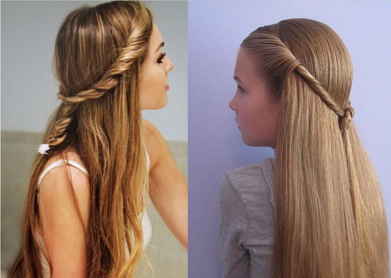 crown twist hairstyles for girls