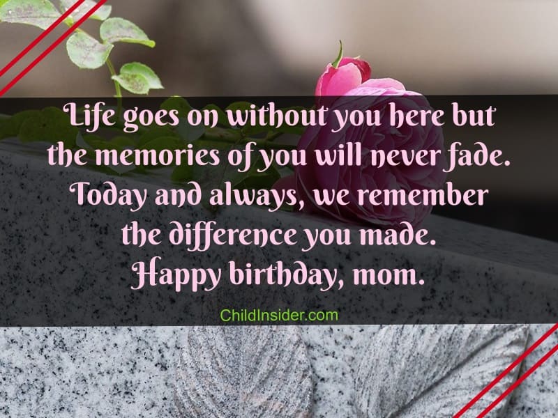 81 Heartfelt Happy Birthday Mom In Heaven Quotes