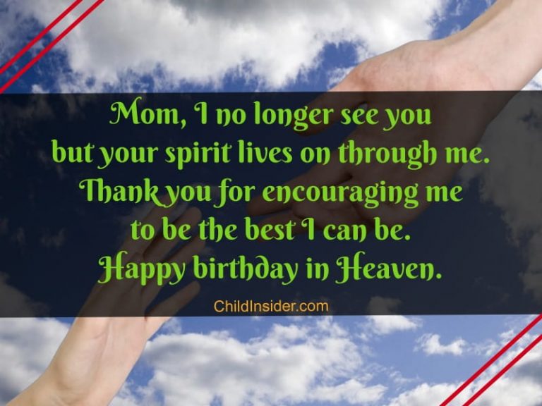 81 Heartfelt Happy Birthday Mom in Heaven Quotes