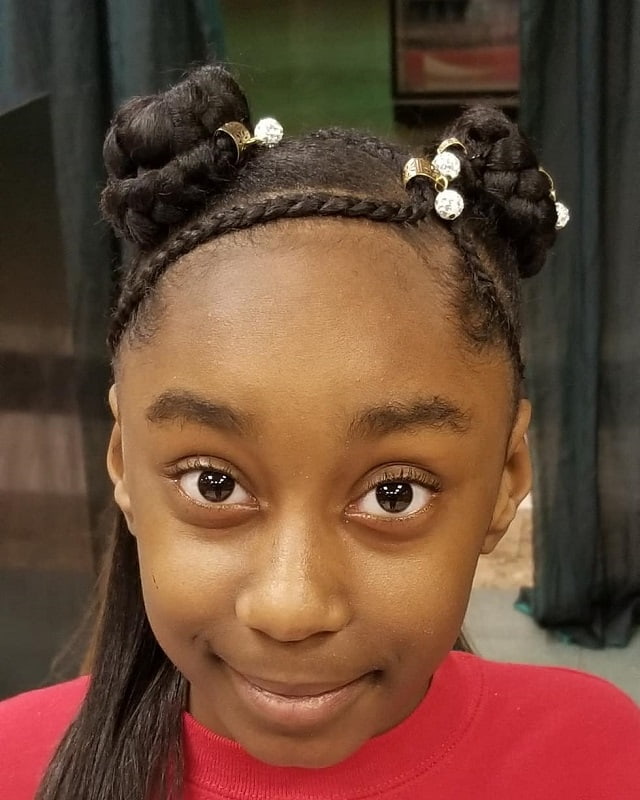 10 Most Gorgeous Bun Hairstyles for Little Black Girls