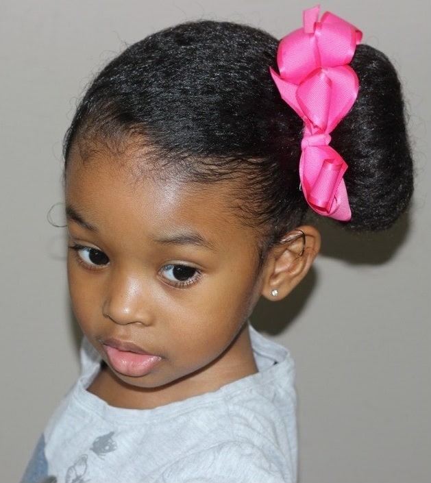 10 Most Gorgeous Bun Hairstyles  for Little  Black  Girls 