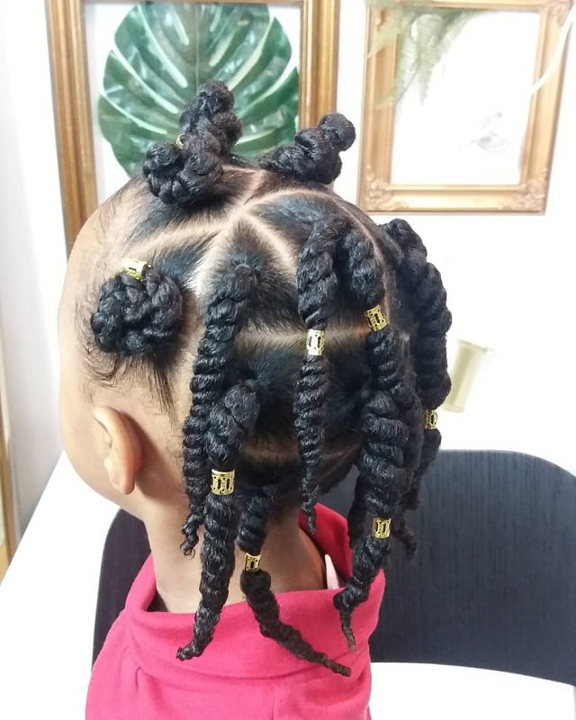 10 Most Gorgeous Bun Hairstyles For Little Black Girls