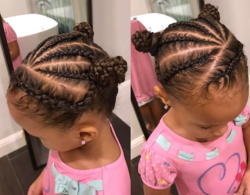 10 Most Gorgeous Bun Hairstyles For Little Black Girls