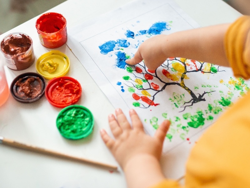 Painting activity for kid