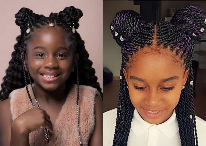 15 Lovely Box Braids Hairstyles For Little Girls To Rock