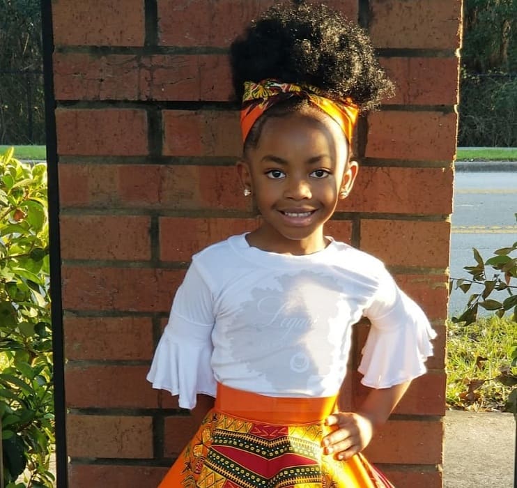 Image of Bandana hairstyle for black toddler girls