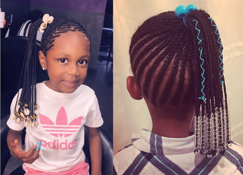 15 Beautiful Hairstyles With Beads For Little Girls 2020