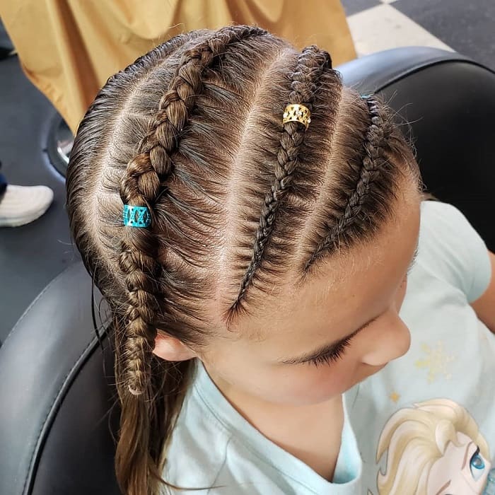 The Best Little Girl Hairstyle With Beads - Hairstyles