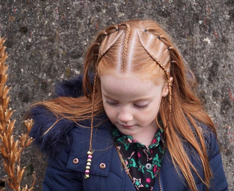 bead hairstyles for little girls