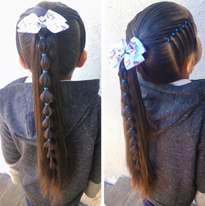 25 Charming Ponytail Hairstyles For Little Girls To Rock