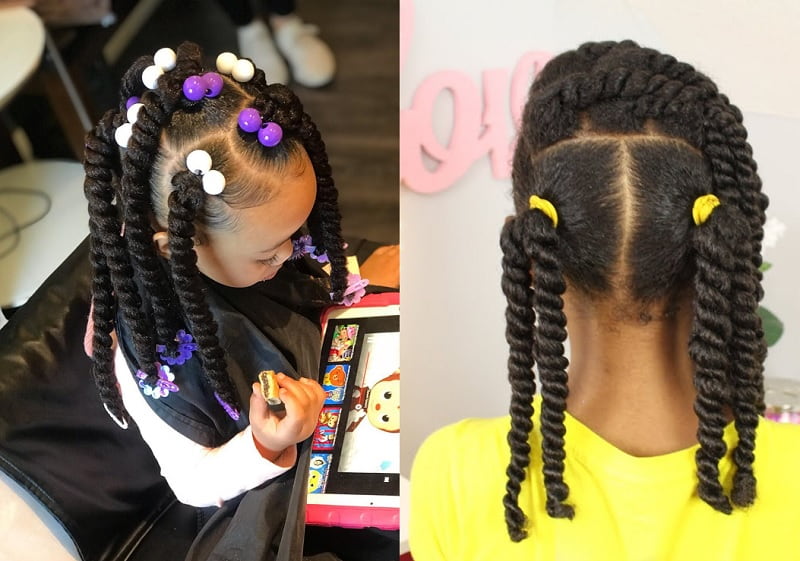 Little Black Girl Twist Hairstyles