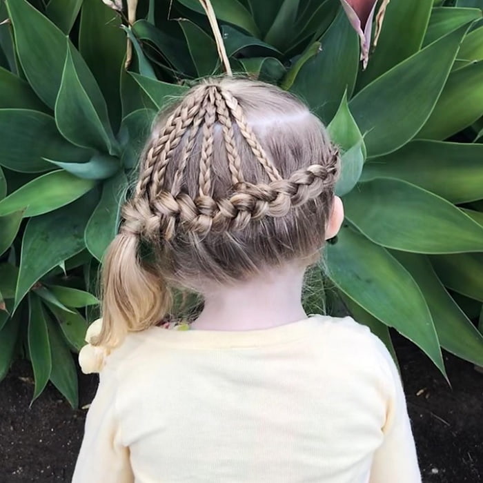 little girl ponytail styles