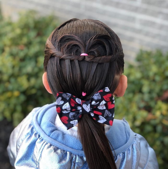 ponytail hairstyles for little girls