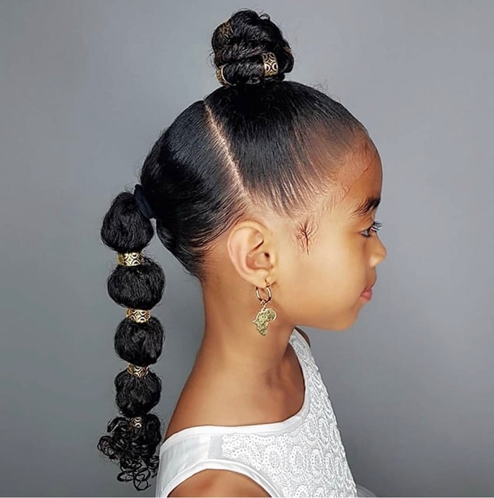 25 Charming Ponytail Hairstyles for Little Girls to Rock