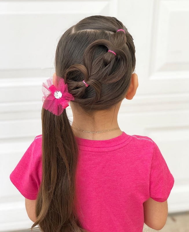 25 Charming Ponytail Hairstyles For Little Girls To Rock