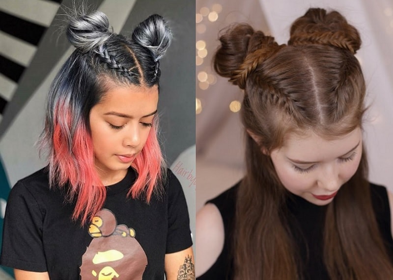 DIY Flower Bun Hairstyle for Little Girls