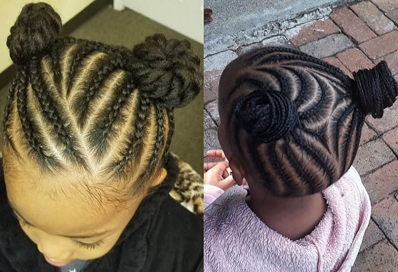 2. Cornrows with Beads - wide 1