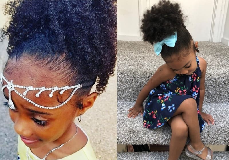 20 Cute Natural Hairstyles for Little Girls